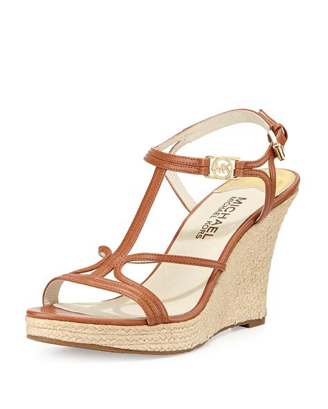 michael kors cicely wedge sandals|michael kors wedge sandals.